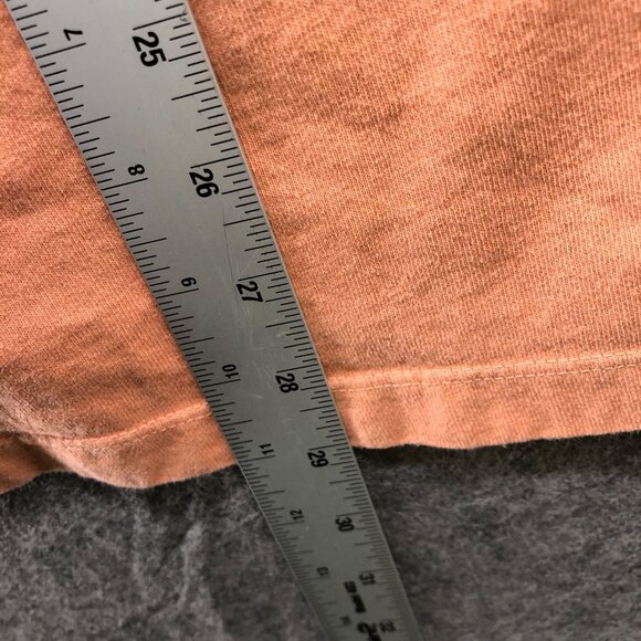 ASOS Oversized T Shirt Mens M Short Sleeve Crewneck Orange Clay Peach Cotton - Picture 8 of 8